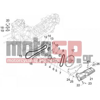 PIAGGIO - CARNABY 300 4T IE CRUISER 2009 - Engine/Transmission - OIL PUMP - 434541 - ΒΙΔΑ M6X16 SCOOTER CL10,9