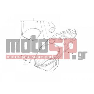 PIAGGIO - CARNABY 300 4T IE CRUISER 2009 - Body Parts - bucket seat - 655631 - ΚΑΠΑΚΙ ΚΟΥΒΑ ΣΕΛΛΑΣ CARNABY 300