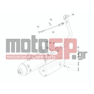 PIAGGIO - CARNABY 300 4T IE CRUISER 2011 - Exhaust - silencers - 639806 - ΑΙΣΘΗΤΗΡΑΣ ΛΑΜΔΑ SCOOTER 125500