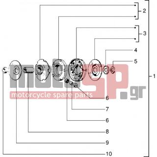 PIAGGIO - CIAO 1999 - Engine/Transmission - pulley drive - 4780176 - Τροχαλία κίνησης