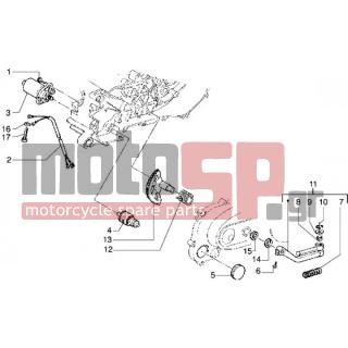 PIAGGIO - DIESIS 50 < 2005 - Electrical - IGNITION - STARTER LEVER - 286214 - ΜΑΝΙΒΕΛΑ SCOOTER