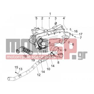 PIAGGIO - FLY 100 4T 2007 - Engine/Transmission - COVER sump - the sump Cooling - 969899 - ΣΩΛΗΝΑΣ ΑΕΡΑΓ ΚΙΝΗΤ FLY 100-SP CITY-SCAR