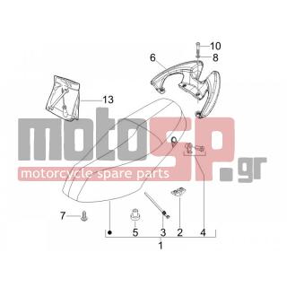 PIAGGIO - FLY 100 4T 2007 - Body Parts - Saddle / seats - Tool - 6219790012 - ΣΕΛΑ FLY 50150 ΕΩΣ 2011