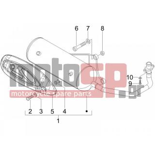 PIAGGIO - FLY 100 4T 2006 - Exhaust - silencers - 825097 - ΒΙΔΑ