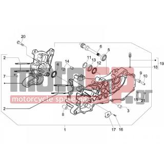 PIAGGIO - FLY 100 4T 2009 - Engine/Transmission - OIL PAN - 484123 - ΒΙΔΑ