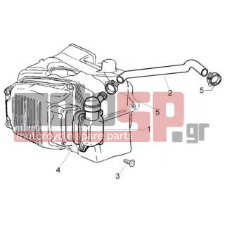 PIAGGIO - FLY 125 4T < 2005 - Engine/Transmission - oil breather valve - 828653 - Βίδα