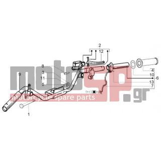 PIAGGIO - FLY 125 4T < 2005 - Frame - steering parts - 15330 - Παξιμάδι M10