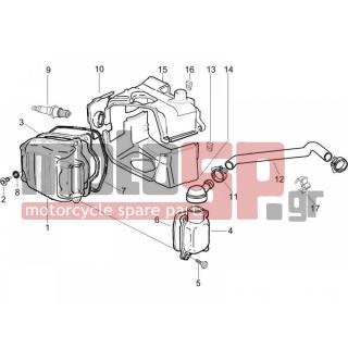 PIAGGIO - FLY 125 4T 2006 - Engine/Transmission - COVER head - 844349 - ΚΑΠΑΚΙ ΒΑΛΒΙΔΩΝ LIBERTY-FLY