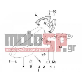 PIAGGIO - FLY 125 4T 2006 - Body Parts - Saddle / Seats - 259830 - ΒΙΔΑ SCOOTER