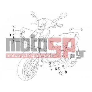 PIAGGIO - FLY 125 4T 2006 - Electrical - Complex harness - 290860 - ΑΣΦΑΛΕΙΑ 15 AMP