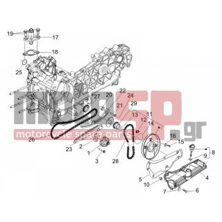 PIAGGIO - FLY 125 4T E3 2008 - Engine/Transmission - OIL PUMP - 434541 - ΒΙΔΑ M6X16 SCOOTER CL10,9