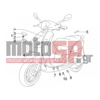 PIAGGIO - FLY 125 4T E3 2007 - Electrical - Complex harness - 290860 - ΑΣΦΑΛΕΙΑ 15 AMP