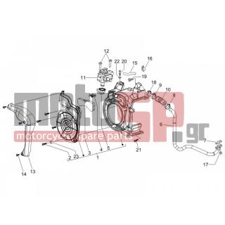 PIAGGIO - FLY 125 4T E3 2007 - Engine/Transmission - Secondary air filter casing - CM002904 - ΚΟΛΛΑΡΟ (9MM)