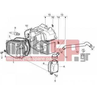 PIAGGIO - FLY 125 4T E3 2010 - Engine/Transmission - COVER head - 844349 - ΚΑΠΑΚΙ ΒΑΛΒΙΔΩΝ LIBERTY-FLY