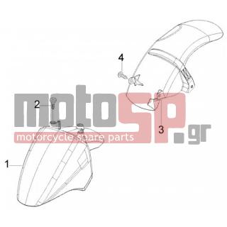 PIAGGIO - FLY 150 4T < 2005 - Εξωτερικά Μέρη - Fender front and back - 621996 - ΦΤΕΡΟ ΠΙΣΩ FLY 50/125/150.