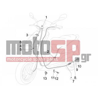 PIAGGIO - FLY 150 4T E3 2009 - Frame - cables - 270310 - ΡΕΓΟΥΛΑΤΟΡΟΣ ΦΡ SCOOTER