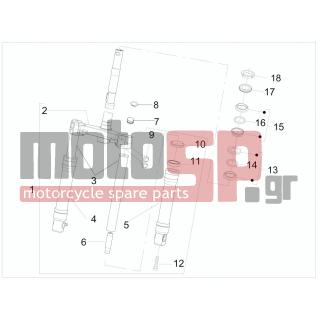 PIAGGIO - FLY 50 2T 2007 - Αναρτήσεις - FORK components (Escorts)
