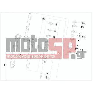 PIAGGIO - FLY 50 2T 2007 - Suspension - FORK Components (Wuxi Top) - 649952 - ΤΣΙΜΟΥΧΑ ΠΙΡΟΥΝ FLY 32X44X10,5 WUXI TOP