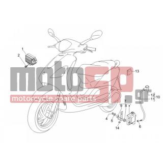PIAGGIO - FLY 50 2T 2006 - Ηλεκτρικά - Voltage regulator -Electronic - Multiplier - 434541 - ΒΙΔΑ M6X16 SCOOTER CL10,9