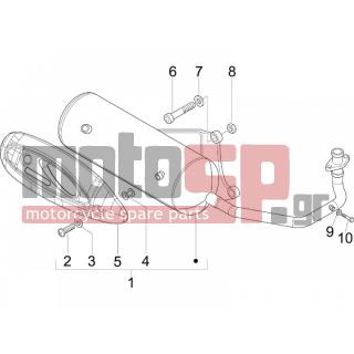 PIAGGIO - FLY 50 2T 2006 - Exhaust - silencers - 827526 - ΡΟΔΕΛΑ