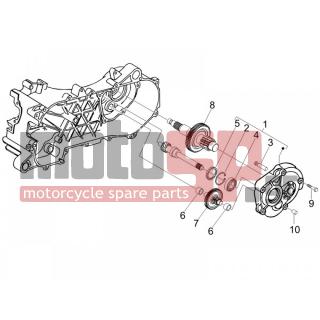 PIAGGIO - FLY 50 2T 2006 - Engine/Transmission - complex reducer - 478197 - ΡΟΔΕΛΑ ΑΞΟΝΑ ΔΙΑΦ SCOOTER 50-100 5 MM