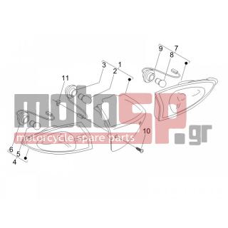 PIAGGIO - FLY 50 2T 2007 - Electrical - Lights back - Flash - 638791 - ΝΤΟΥΙ ΠΙΣΩ ΦΑΝΟΥ FLY 50/125/150