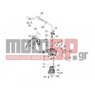 PIAGGIO - FLY 50 2T 2010 - Engine/Transmission - CARBURETOR accessories - 431654 - ΚΑΠΑΚΙ ΚΑΡΜΠ SCOOTER