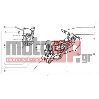 PIAGGIO - FLY 50 4T < 2005 - Engine/Transmission - OIL PAN - 478895 - Βίδα ΤΕ με ροδέλα