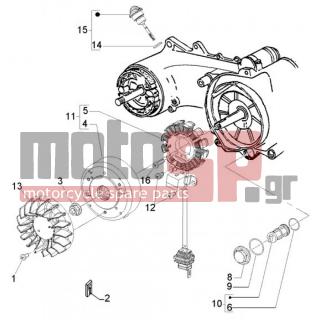 PIAGGIO - FLY 50 4T < 2005 - Electrical - Magneto - 15856 - Βίδα M5x21