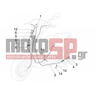 PIAGGIO - FLY 50 4T 2009 - Frame - cables - 270310 - ΡΕΓΟΥΛΑΤΟΡΟΣ ΦΡ SCOOTER