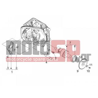 PIAGGIO - FLY 50 4T 2011 - Engine/Transmission - Complex rocker (rocker arms) - 9692695 - ΚΟΚΟΡΑΚΙ ZIP 4T-FLY 100