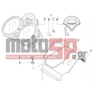 PIAGGIO - BEVERLY 125 RST < 2005 - Electrical - institutions group - 622519 - Πλάκα