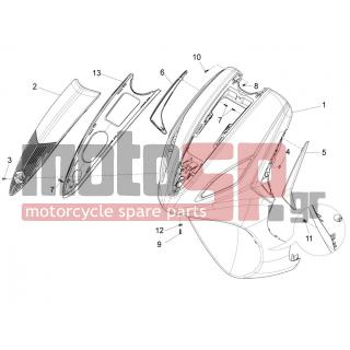 PIAGGIO - FLY 50 4T 4V 2013 - Body Parts - mask front - CM179301 - ΒΙΔΑ TORX (H=16)