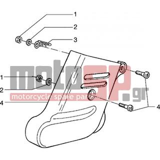 PIAGGIO - HEXAGON 125 < 2005 - Αναρτήσεις - Cover Shock absorber FRONT - 219277 - ΠΑΞΙΜΑΔΙ M6 6H