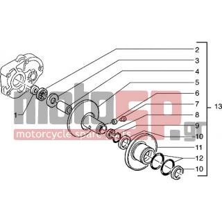 PIAGGIO - HEXAGON 125 < 2005 - Engine/Transmission - driven pulley - 431069 - ΡΟΥΛΕΜΑΝ 61903-2RS1