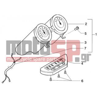 PIAGGIO - BEVERLY 200 < 2005 - Electrical - institutions group - 270793 - ΒΙΔΑ D3,8x16