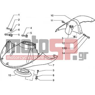 PIAGGIO - HEXAGON 150 < 2005 - Body Parts - Wing back and forth - 259539 - ΑΣΦΑΛΕΙΑ