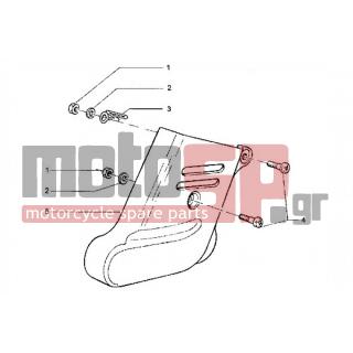 PIAGGIO - HEXAGON GT < 2005 - Suspension - Cover Shock absorber FRONT - 219277 - ΠΑΞΙΜΑΔΙ M6 6H