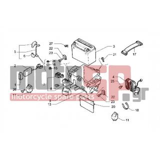 PIAGGIO - HEXAGON GT < 2005 - Electrical - Battery - 58002R - Ρελέ 12V-30A