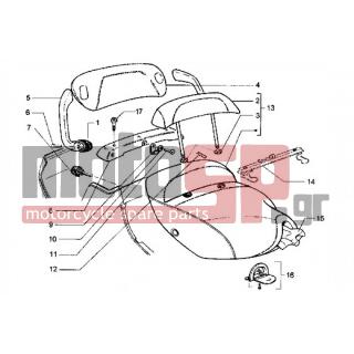 PIAGGIO - HEXAGON GT < 2005 - Body Parts - saddle - 271089 - Βίδα με κυλινδρική κεφαλή