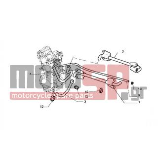 PIAGGIO - HEXAGON GT < 2005 - Engine/Transmission - cooling pipes - 5746484 - ΚΟΛΑΡΟ HEX 250 GT