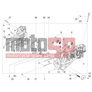 PIAGGIO - BEVERLY 125 RST 4T 4V IE E3 2015 - Engine/Transmission - OIL PAN - 8789555001 - ΚΑΡΤΕΡ BEVERLY 125 MY10 CAT1