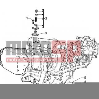 PIAGGIO - HEXAGON GTX 180 < 2005 - Frame - Chain tensioner - pass valve - 483923 - Βαλβίδα ρύθμισης πίεσης λαδιού