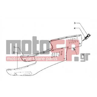 PIAGGIO - HEXAGON LX < 2005 - Body Parts - Side fairings below - 5747090090 - ΚΑΠΑΚΙ ΠΛ ΔΕ ΗΕΧ NER 94