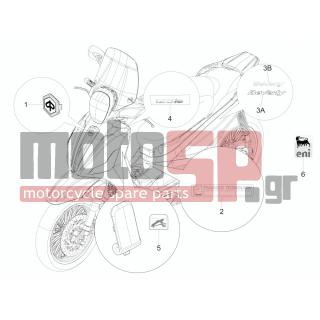 PIAGGIO - BEVERLY 125 RST 4T 4V IE E3 2011 - Body Parts - Signs and stickers - 672442 - ΣΗΜΑ ΠΛΕΥΡΟΥ 