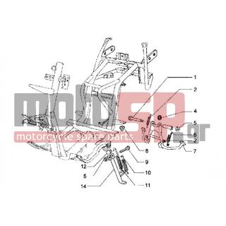 PIAGGIO - HEXAGON LXT < 2005 - Frame - Centre stand-Side stand - 30113 - Βίδα