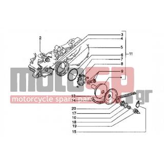 PIAGGIO - HEXAGON LXT < 2005 - Engine/Transmission - pulley drive - 15947 - Βίδα