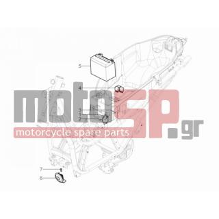 PIAGGIO - BEVERLY 125 RST 4T 4V IE E3 2011 - Ηλεκτρικά - Relay - Battery - Horn
