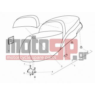 PIAGGIO - BEVERLY 125 RST 4T 4V IE E3 2015 - Body Parts - Saddle / Seats - 577492 - ΛΑΣΤΙΧΑΚΙ ΣΕΛΛΑΣ SCOOTER