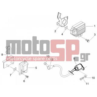 PIAGGIO - LIBERTY 125 4T 2006 - Electrical - Voltage regulator -Electronic - Multiplier - 969348 - ΠΙΠΑ ΜΠΟΥΖΙ VESPA-SCOOTER